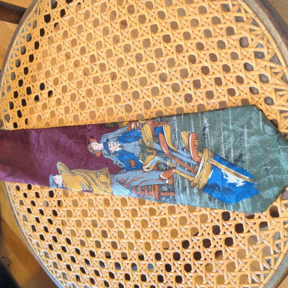 Vintage mens Flying Scotsman golf tie
